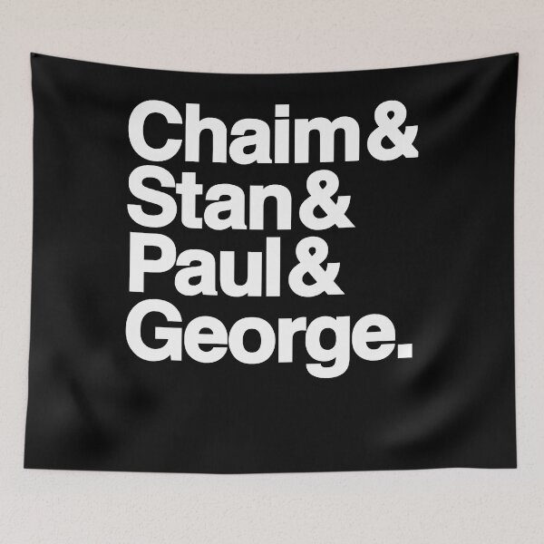 Item preview, Chaim & Stan & Paul & George. designed and sold by JeremySmiley.