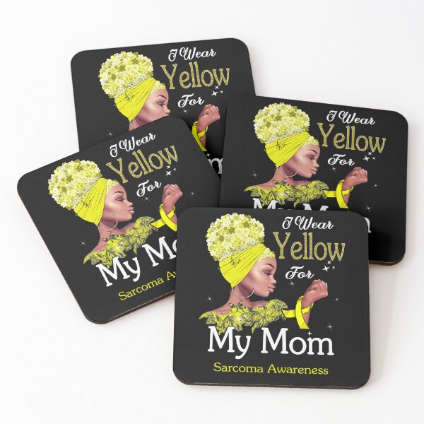 Item preview, Sarcoma Awareness Black Girl I Wear Yellow For My Mom designed and sold by tenjun16.