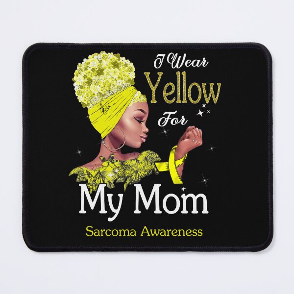 Item preview, Sarcoma Awareness Black Girl I Wear Yellow For My Mom designed and sold by tenjun16.