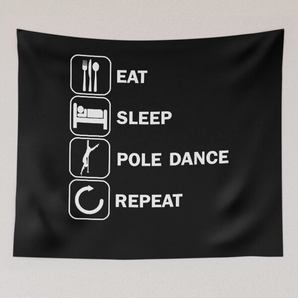 Item preview, Poledance Motif Hangback Figure Pole Dance Dance Pole Fit  designed and sold by vabrandytz.