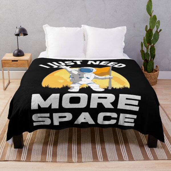 Item preview, I Just Need More Space Funny Astronaut On The Moon designed and sold by RGRamsey.