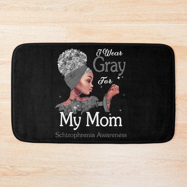 Item preview, Schizophrenia Awareness Black Girl I Wear Gray For My Mom designed and sold by tenjun16.