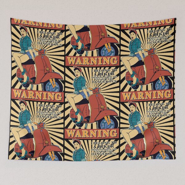 Item preview, Warning! i belong to a biker  designed and sold by MrsLin4617177.