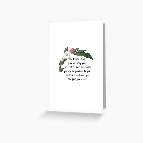 Item preview, The Lord bless you, Aaronic blessing  designed and sold by CheekyGrace.