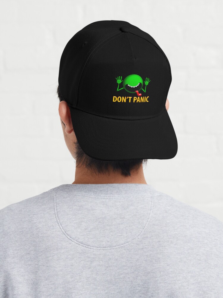 "The Hitchhiker's Guide To The Galaxy Green Guy Meme" Cap for Sale by