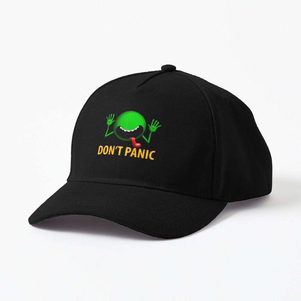 "The Hitchhiker's Guide To The Galaxy Green Guy Meme" Cap for Sale by
