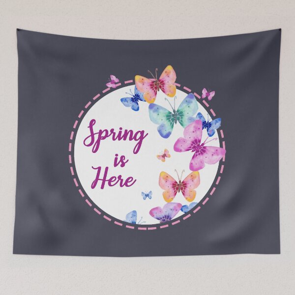 Item preview, Spring is here Butterfly colorful designed and sold by SaguMinmin.