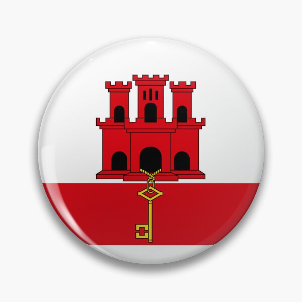 Item preview, Flag of Gibraltar designed and sold by brigadeiro.
