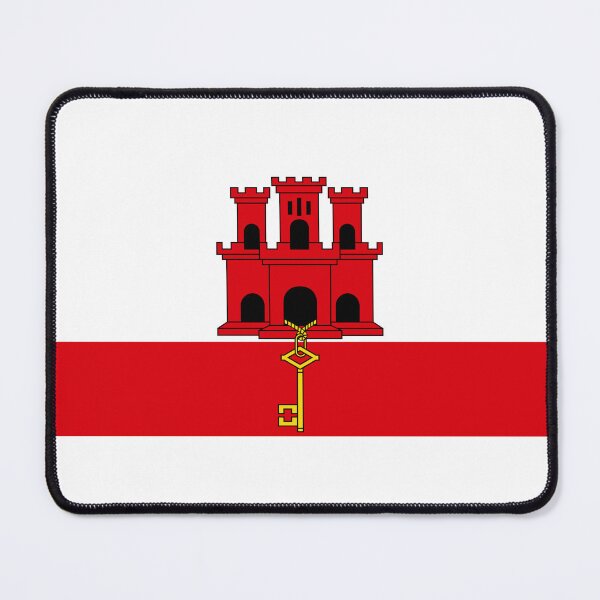 Item preview, Flag of Gibraltar designed and sold by brigadeiro.