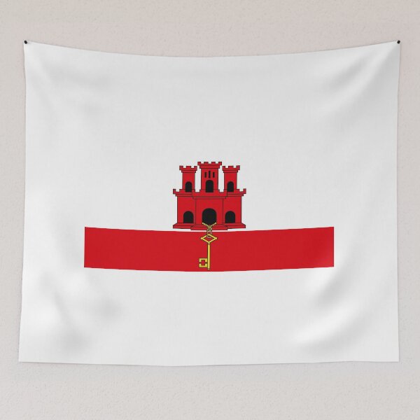 Item preview, Flag of Gibraltar designed and sold by brigadeiro.