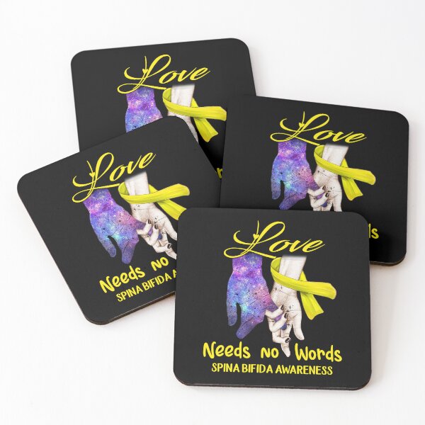 Item preview, Spina Bifida Awareness - Love Needs No Words designed and sold by ArangoaStore.