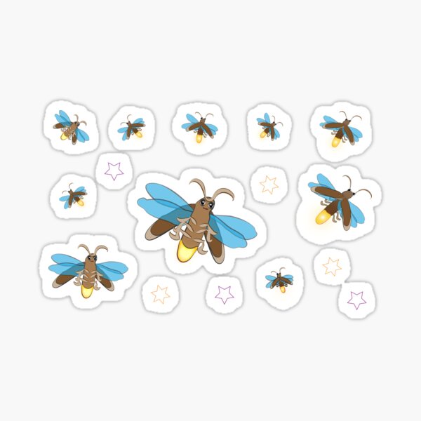 Fun With Fireflies Sticker