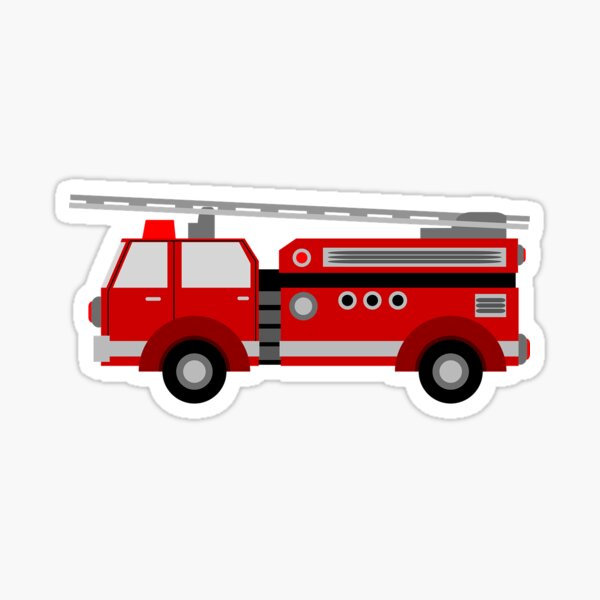 WE Love Our Firefighters Bumper Sticker (fd FDNY Heroes fire dept)
