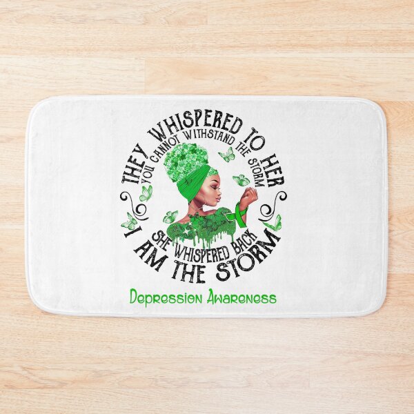 Item preview, Black Girl I Am The Storm Depression Awareness designed and sold by Mnrshirley.