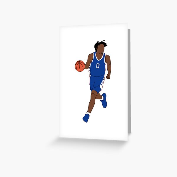 Tyrese Maxey Greeting Card for Sale by cgreenblatt12