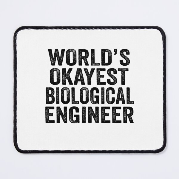 Item preview, World's okayest Biological engineer Shirt, Funny Biological engineer Dad Husband, Biological engineer Birthday Christmas Gift idea, Distressed design designed and sold by xlnv.