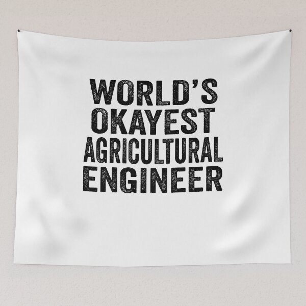 Item preview, World's okayest Agricultural engineer Shirt, Funny Agricultural engineer Dad Husband, Agricultural engineer Birthday Christmas Gift idea, Distressed design designed and sold by xlnv.