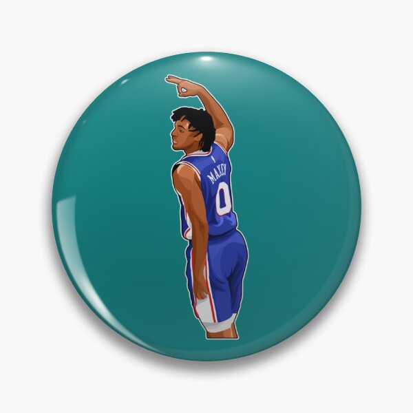 Item preview, Tyrese Maxey 0 Celebrates Point     designed and sold by 2FANZART.