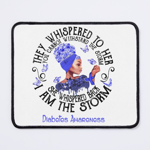 Item preview, Black Girl I Am The Storm Diabetes Awareness designed and sold by Mnrshirley.