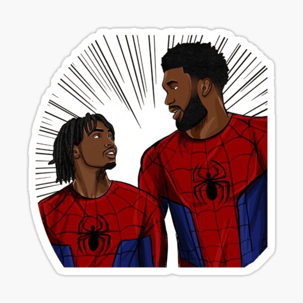 Item preview, tyrese maxey spider funny   designed and sold by 2FANZART.