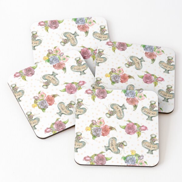 Item preview, Drink Me Alice In Wonderland Home Decor Pattern designed and sold by delikedesign.