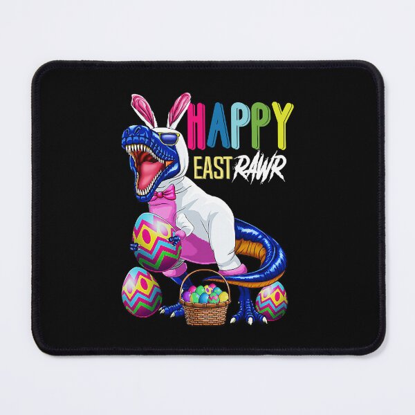 Item preview, Happy Eastrawr T Rex Dinosaur Easter Bunny Egg designed and sold by HugheDemeyer.