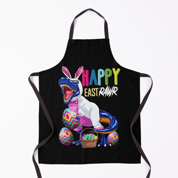 Item preview, Happy Eastrawr T Rex Dinosaur Easter Bunny Egg designed and sold by HugheDemeyer.
