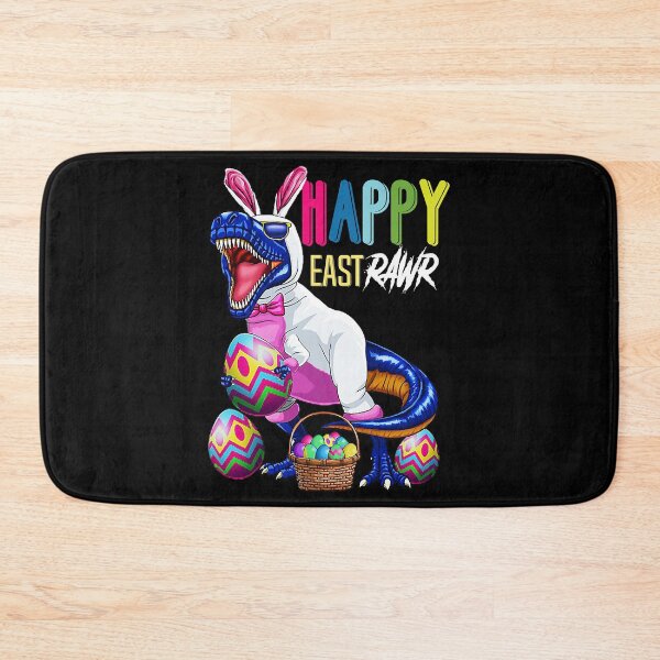 Item preview, Happy Eastrawr T Rex Dinosaur Easter Bunny Egg designed and sold by HugheDemeyer.