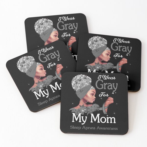 Item preview, Sleep Apnea Awareness Black Girl I Wear Gray For My Mom designed and sold by tenjun16.