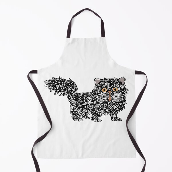 Item preview, Black Persian Cat Art designed and sold by Housestore.