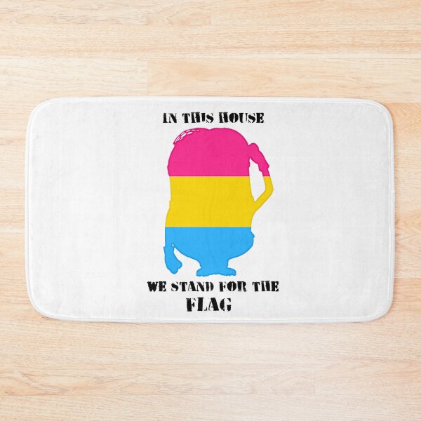 Item preview, In This House We Stand For The (Pan Pride) Flag designed and sold by Miranda Benson.