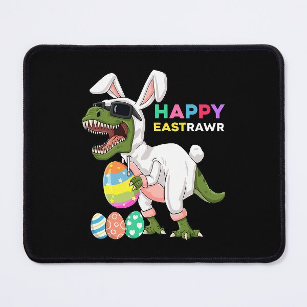 Item preview, Happy Eastrawr T Rex Easter Bunny Dinosaur Eggs designed and sold by HugheDemeyer.