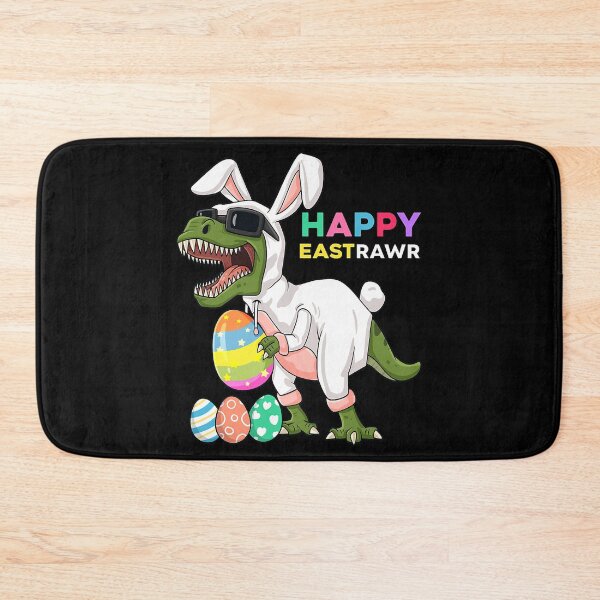 Item preview, Happy Eastrawr T Rex Easter Bunny Dinosaur Eggs designed and sold by HugheDemeyer.