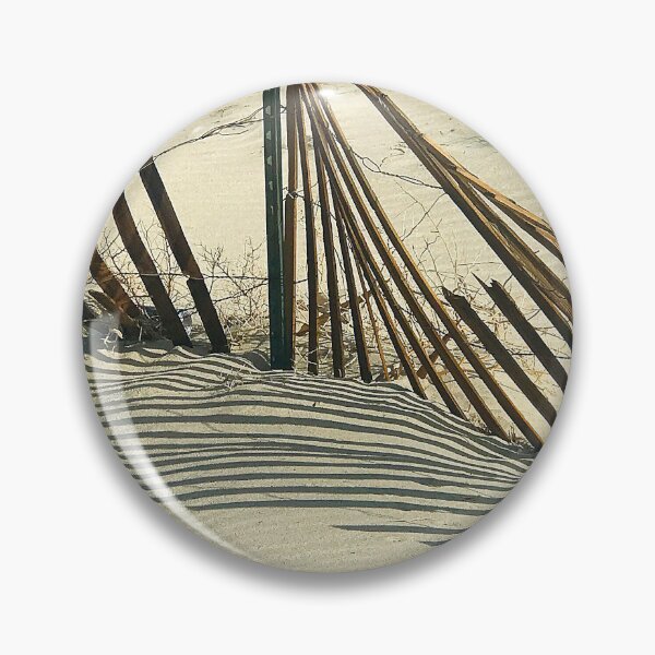 Item preview, Captivating Sand With Weathered Fence Minimalist Art Photo designed and sold by DEC02.