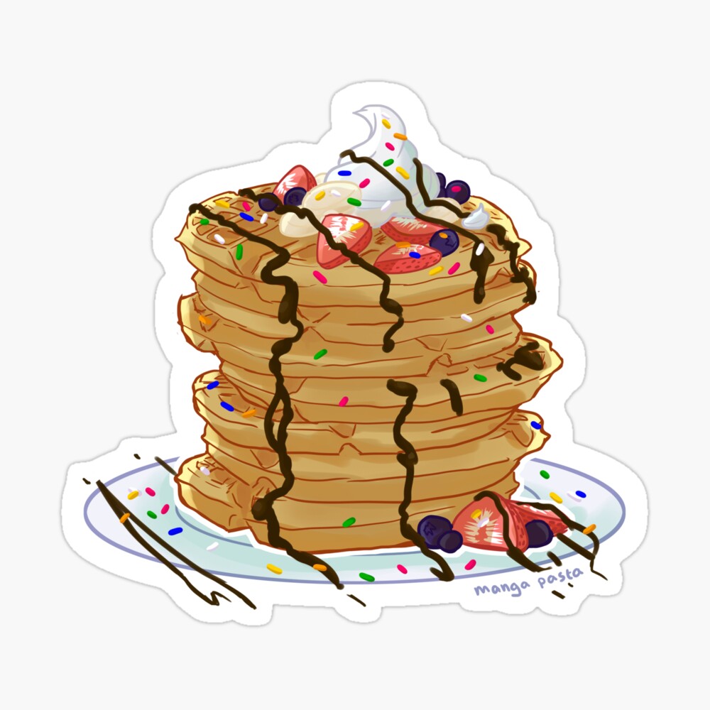 Waffle Stack Poster By Mangapasta Redbubble