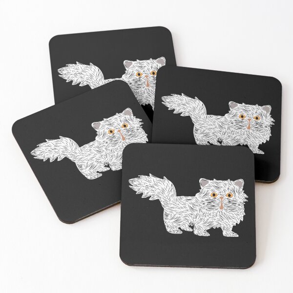 Item preview, White Persian Cat Art designed and sold by Housestore.