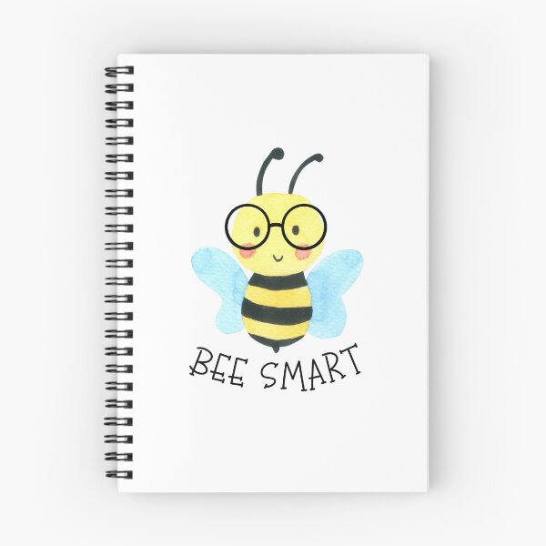 Item preview, Cute Watercolor Bee Smart With Glasses designed and sold by JanesCreations.