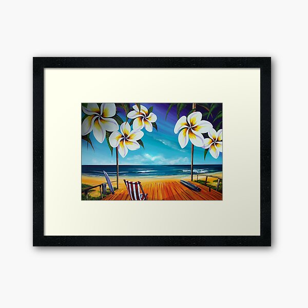 Sailing Noosa Style Framed Art Print
