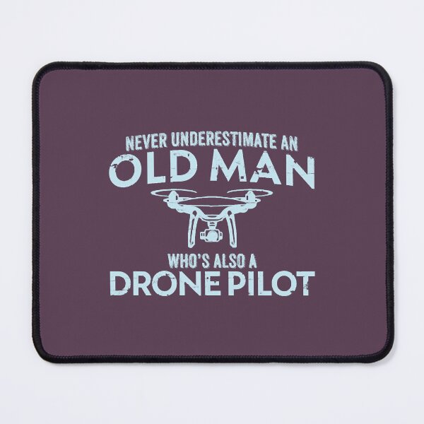 Item preview, The Old Man Drone Pilot Gift Idea Quadcopter UAV designed and sold by SaguMome.