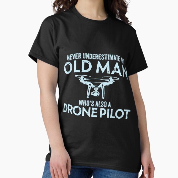 Item preview, The Old Man Drone Pilot Gift Idea Quadcopter UAV designed and sold by SaguMome.