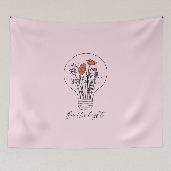 Item preview, Be The Light | Positive Vibes | Motivation Saying designed and sold by simplife-art.