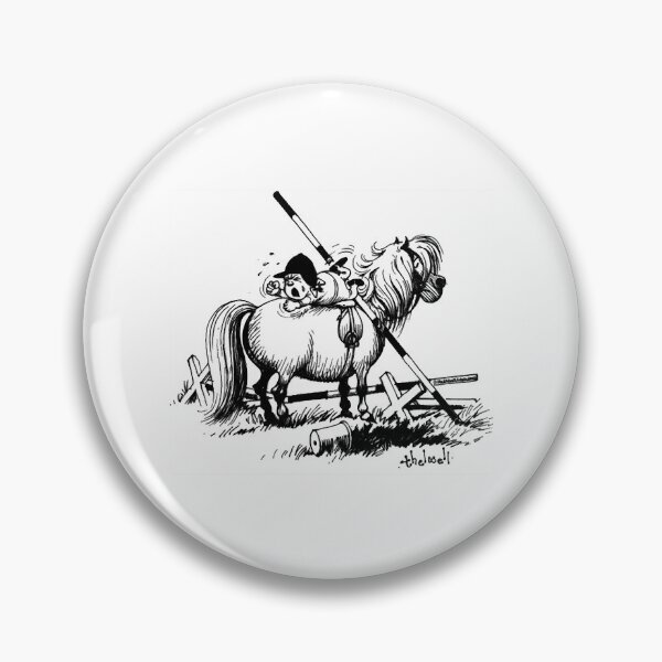 Item preview, Thelwell Show Jumping Lazy Horse designed and sold by SaguMome.
