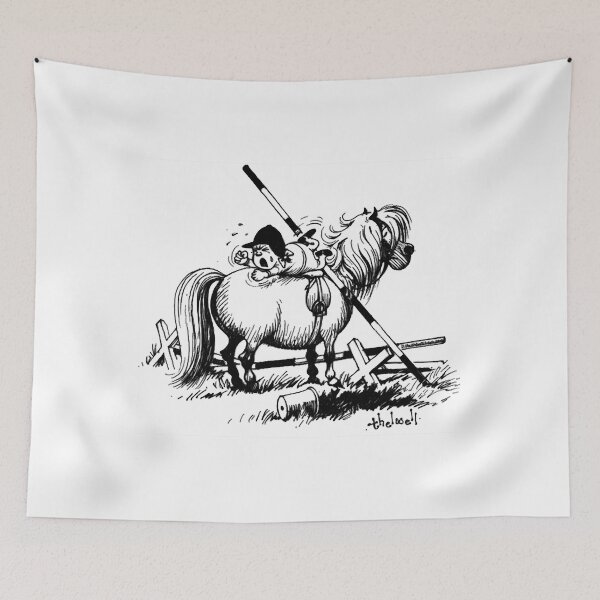 Item preview, Thelwell Show Jumping Lazy Horse designed and sold by SaguMome.