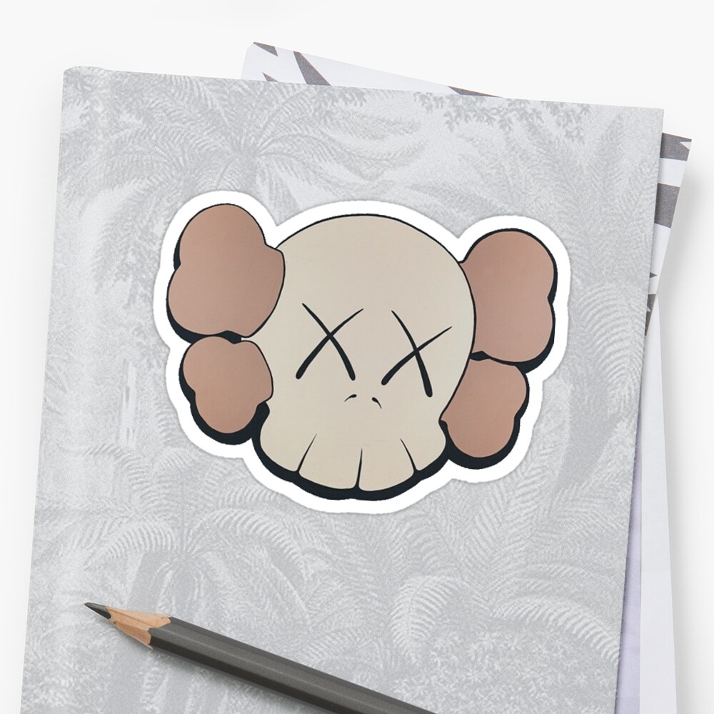 "Kaws Vanilla Sticker" Stickers by vermie Redbubble