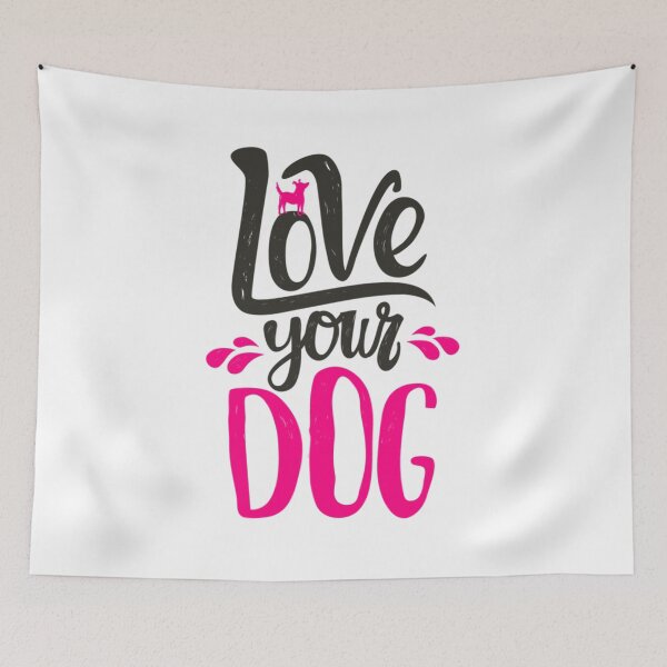 Item preview, Love your Dog fanny designed and sold by ArthurTheate.