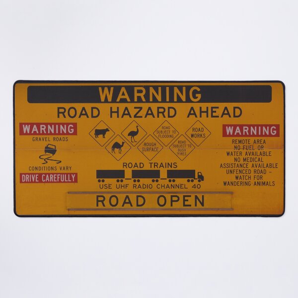 Item preview, Warning Road Hazard sign Australia designed and sold by Schoensl.