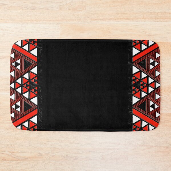 Item preview, TNT - taaniko border red designed and sold by TNT-STYLEZ.