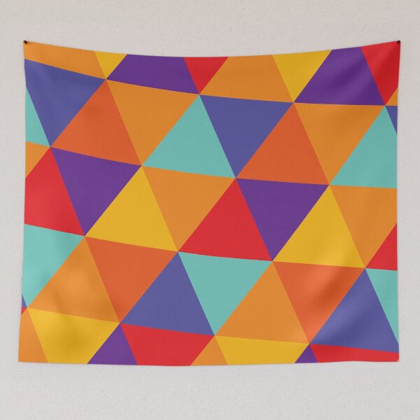 Item preview, 90s Retro Geometric Triangles designed and sold by ind3finite.