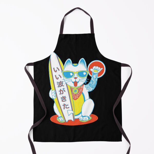 Item preview, Surf Lucky Cat designed and sold by EmmaBro8585570.
