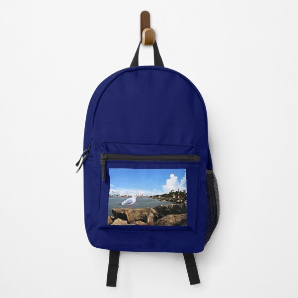 Item preview, Seagull on the background of the port designed and sold by Rashkin.
